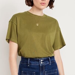 Old Navy Olive Short Sleeve Tee